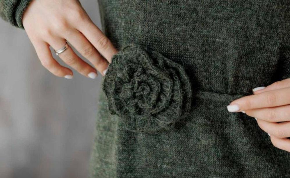 в'язана сукня