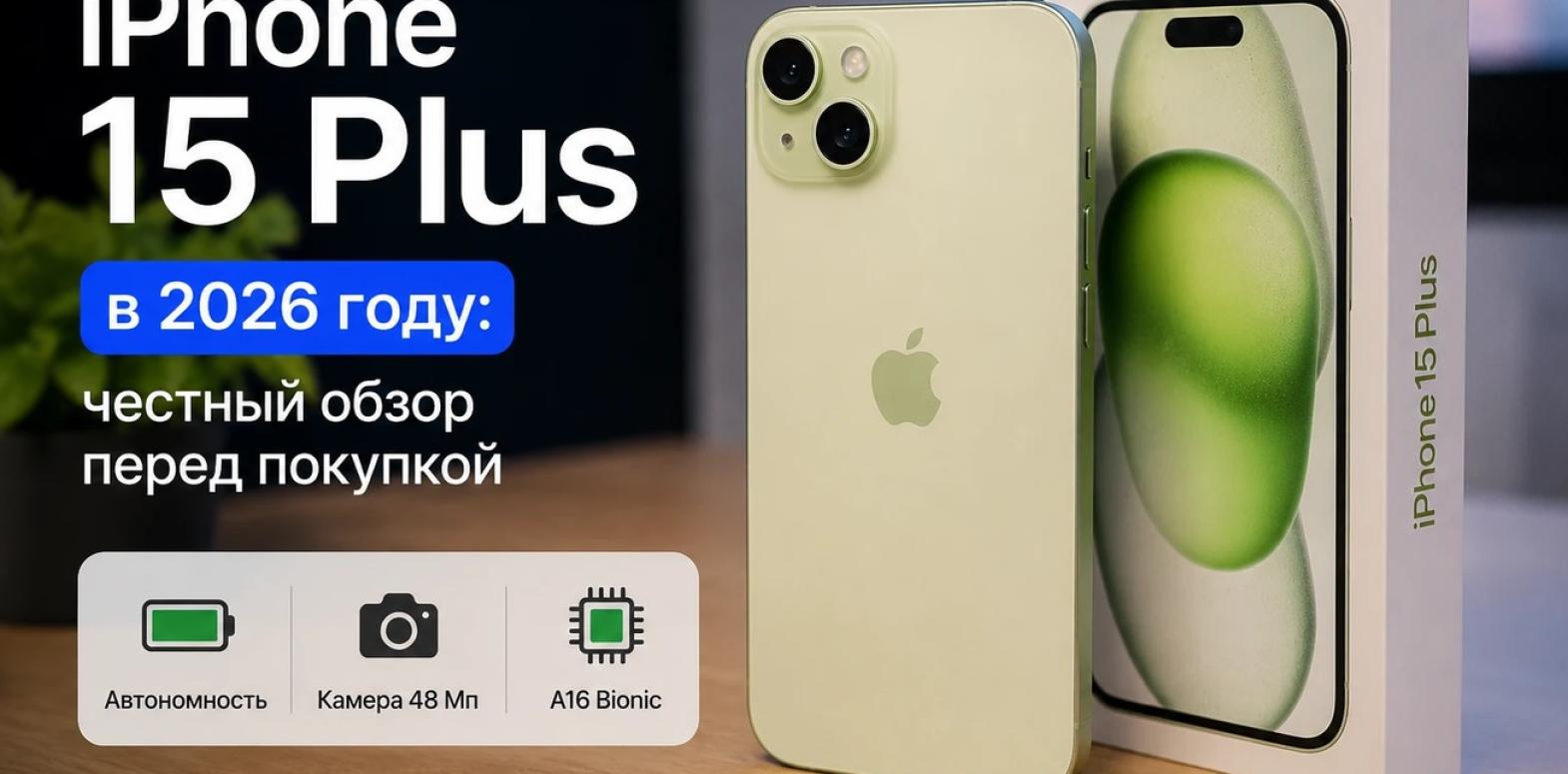 Честный обзор iPhone 15 Plus: что важно учесть перед покупкой