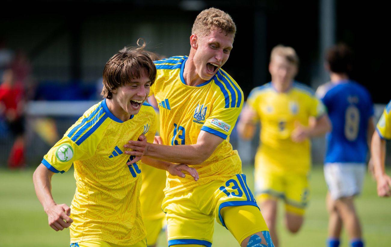 Украина U-19 вышла в полуфинал Евро-2026, обыграв Италию