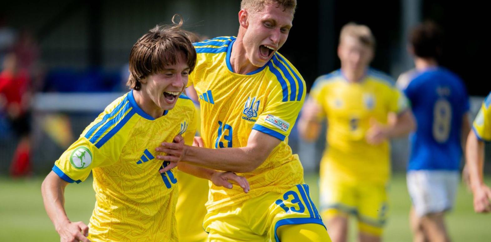 Украина U-19 вышла в полуфинал Евро-2026, обыграв Италию