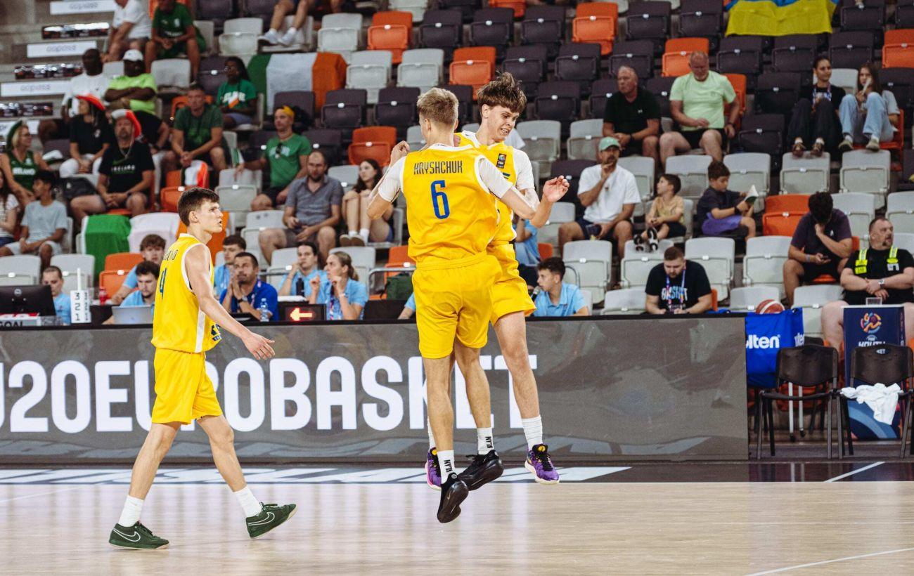Украина U-20 вышла в финал Евробаскета и вернулась в дивизион А