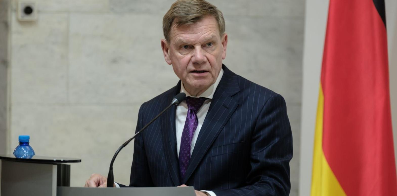Глава МИД Германии прибыл в Киев перед Днем независимости