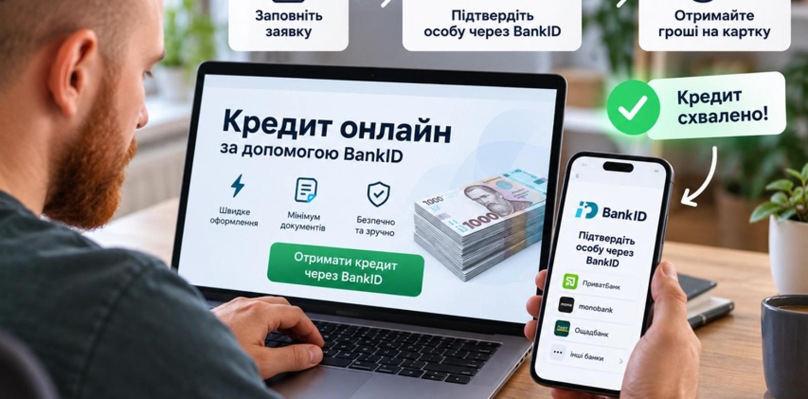 Кредит через BankID цілком безпечно та без ризику для даних