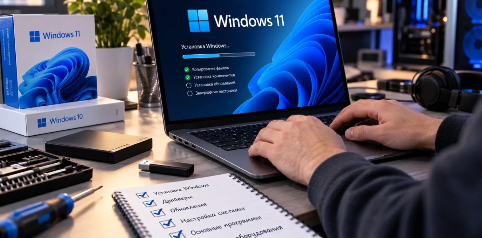 Установка Windows в 2026 году: почему услуга остается востребованной
