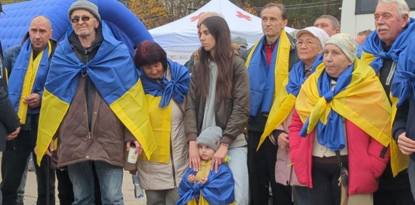 Жители Олешек эвакуированы и пересекли границу Украины